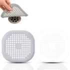 TYGA Silicone Drain Protector - Hair Catcher Sink Strainer, Shower (Pack of 2)