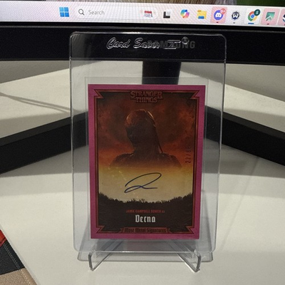 #ad Topps Zerocool Stranger Things Jamie Campbell Vecna Auto Card Pink # 86 $174.99