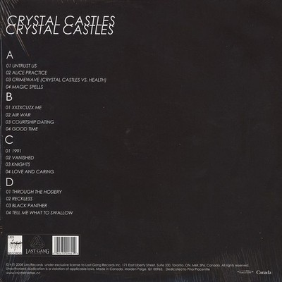 Crystal Castles - Crystal Castles (Vinyl 2LP - 2008 - US - Reissue