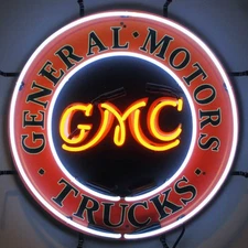 Neonetics Gmc Trucks Neon Sign w/Backing 5GMCBK