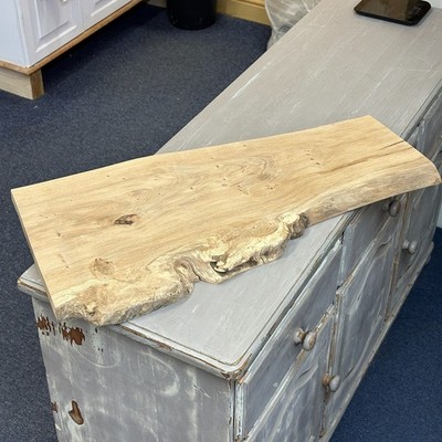 Brotbrett Schneidebrett Servierplatte aus massiver Eiche Waney Edge - 795 x 400 x 32