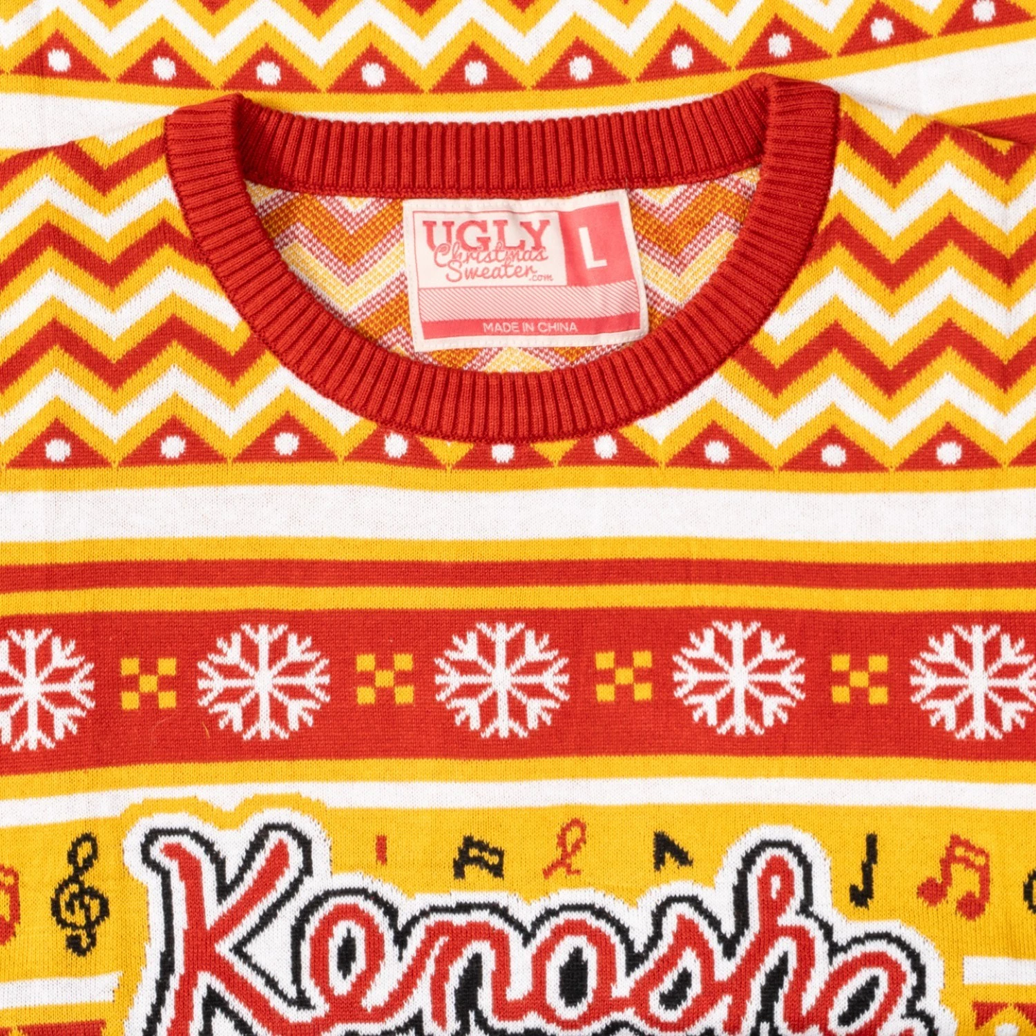Kenosha Kickers Band Logo Home Ugly Christmas Sweater