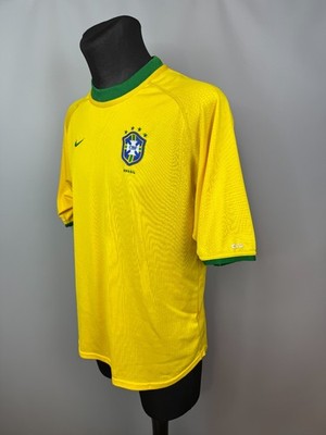 BRAZIL 1998 TRAINING SHIRT BRASIL FOOTBALL SOCCER JERSEY NIKE MENS