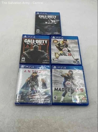 Sony PlayStation 4 Call Of Duty: Black Ops III And More Games Lot Of 5