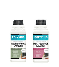 Polyvine - Multi Surface Lacquer - Gloss Satin and Dead Flat Finsih