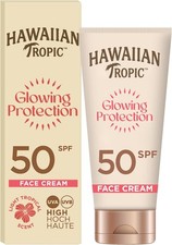 Hawaiian Tropic Gesichts Sonnencreme LSF 50 50ml Wasserfest Glow Vegan SPF Face