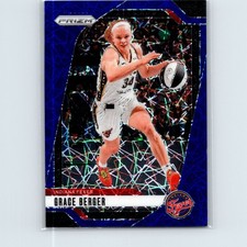 2024 Panini Prizm WNBA Grace Berger #89 Blue Velocity Prizm Indiana Fever