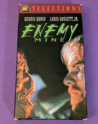 Enemy Mine (1985) VHS - 1980s Dennis Quaid Louis Gossett Jr Sci-Fi Video Tape