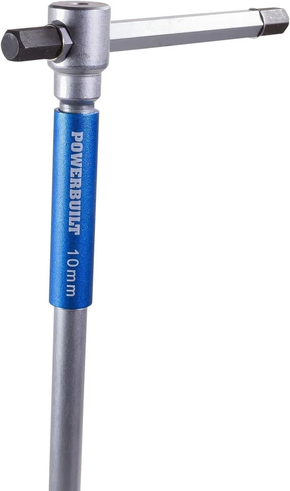 8 Pc Metric T-Handle Hex Key Set with Rack - Image 4 of 4