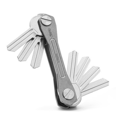KeyUntiy UnitOne Compact Pocket Key Holder for Keychain,Titanium minimalist K...