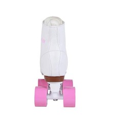WHITE - CHICAGO SKATES CHICAGO RINK ROLLER SKATES   CLASSIC HIGH-TOP QUAD