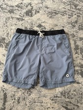 Vuori Shorts Men's Sz L Lined Quick Dry Drawstring Kore Dusty Pine See Pics