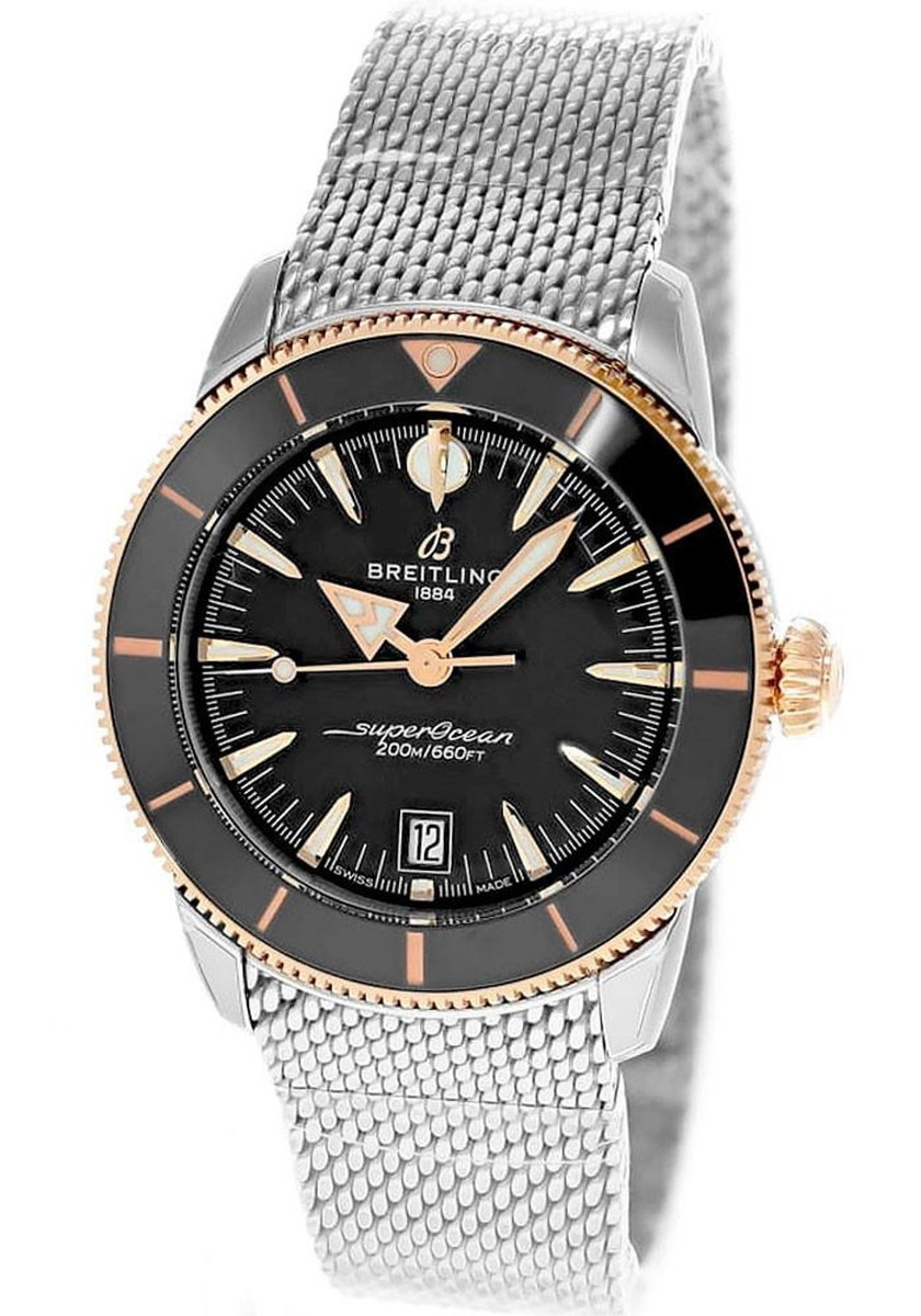 Breitling SuperOcean Heritage B31 42mm Black Dial SS Men's Watch