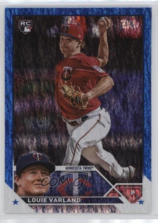 2023 Topps Series 2 Blue Foil /999 Louie Varland #441 Rookie RC 16d5