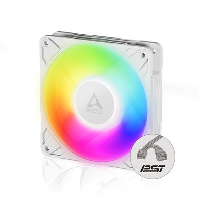 ARCTIC P12 Pro PST A-RGB white Fan 120 mm PWM PC Case B-Stock