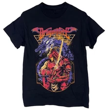 Dragonforce Samurai Dragon T-Shirt Black Color All Size Cotton Adults NI1788