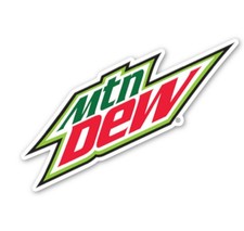 Mountain Dew Decal Sticker (3in x 1.5in)