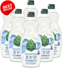 Dish Liquid Soap Free Clear 19oz Sensitive Skin Dishwashing 6 Pack US