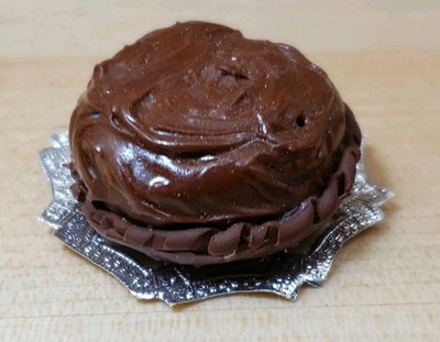 ARTISAN MADE CHOCOLATE CAKE FOR MINIATURE DOLLHOUSE 