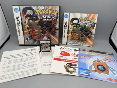 Sehr guter Zustand CIB komplett in Box Original Nintendo   Pokemon Platin Version DS NDS