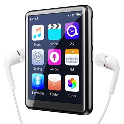 Bluetooth MP4/MP3 Touch Screen HiFi Music Player FM Radio Player Support 128G TF