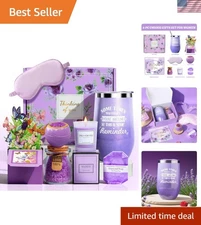 Luxury Self Care Spa Gift Set - Soothing Lavender Essentials for Every Occasion