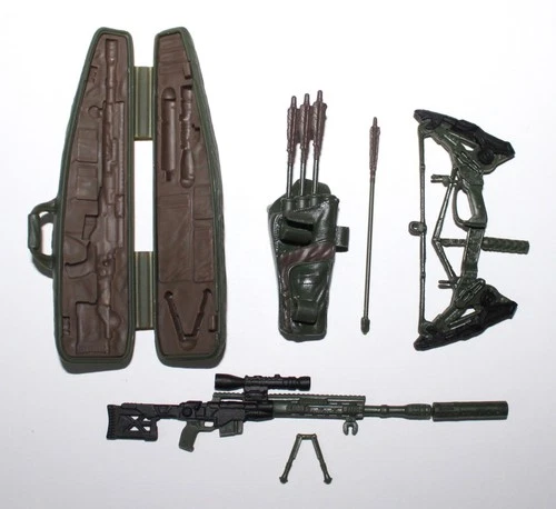 PURGE 525 Gnawgahyde Sniper Rifle Bow Lot GIJOE CLASSIFIED SERIES 6" Scale 1/12