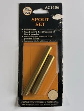 CVA  AC1406 Spout Set 75&100 Grains of Black Powder for CVA Powder Flasks-NEW!