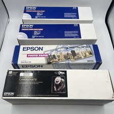 Epson Photo Paper Rolls Lot  S041409 S041233 S045255