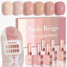 6 Pcs 15 ML Gel Polish Set Same Color Same Bottle Soak off Gel Polish Kit Nail A