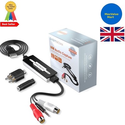 Plug and Play USB Audio Konverter für Kassetten und Vinyl - Mac & Windows kompatibel
