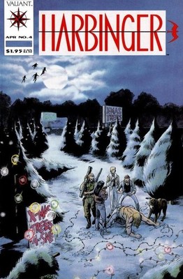 HARBINGER #4 (1992) VF VALIANT INCLUDING COUPON