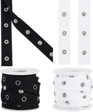 5 Yards Snap Button Tape Trim Snap Tape for Sewing Sewing Snap Fastener Tape wit