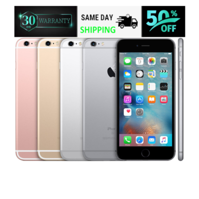 Apple iPhone 6s 16GB 128GB GSM Silver Gold Gray Unlocked Verizon