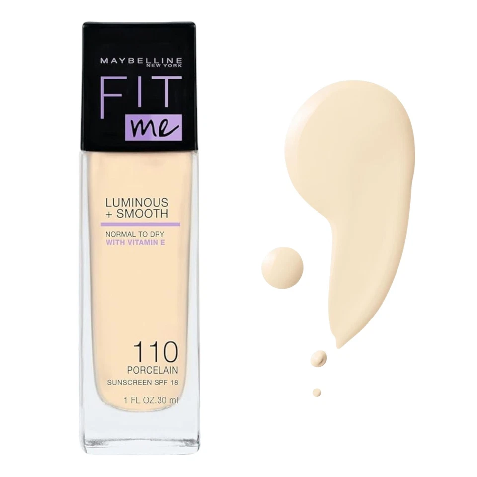 Maybelline Fit Me Luminous  Smooth Foundation SPF 18 30ml Choose Your Shade - Image 3 of 4