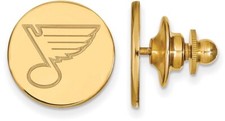 14K Yellow Gold NHL St. Louis Blues Lapel Pin by LogoArt