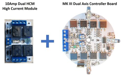 MK III 12V DIY Dual Axis PV Panel Sun Tracking Control Board + 10A Relay Module - Afbeelding 1 van 12
