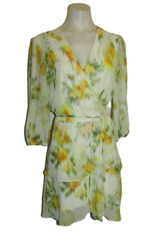 Sheike designer size 14 wrap dress evening dinner party cocktail