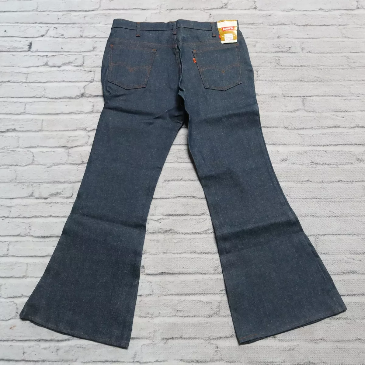 70s Levi’s 684 big bell denim pants　Rtabトップボタン裏8