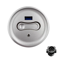 Kaidi KDH239-002 Power Recliner 2 Button 5 Pin Round Switch Control with USB