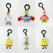 SpongeBob SquarePants Chibi In Motion Complete Set of 6 REGULAR Danglers