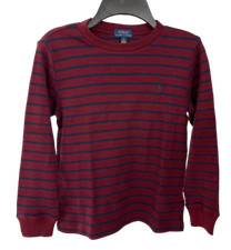 POLO RALPH LAUREN BOY'S STRIPED RED/BLUE SWEATER