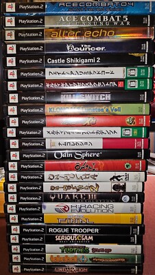 PS2 Games In box You Pick All Complete/VG+ Condition