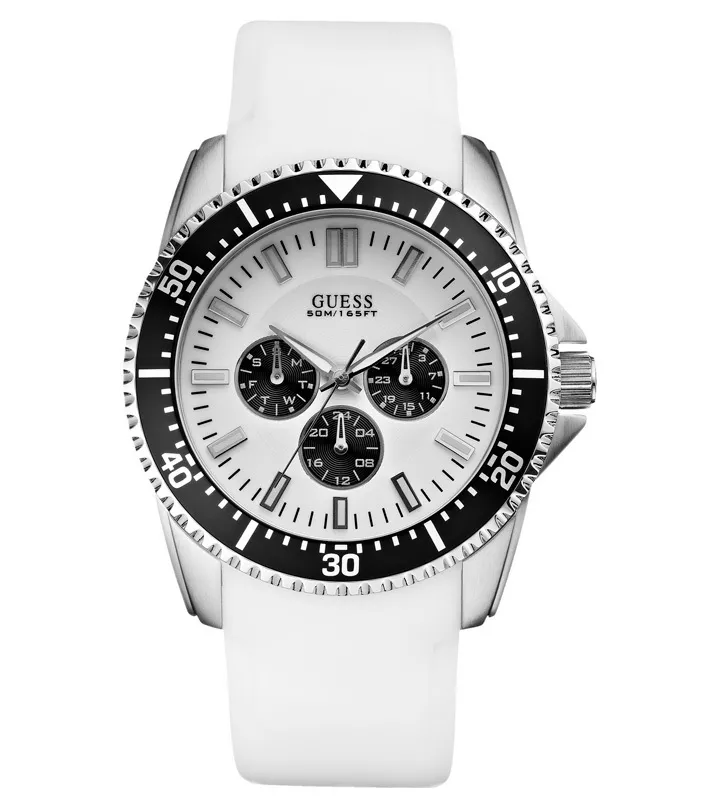 Orologio guess 2025 uomo bianco