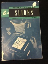 1946 KODAK DATA BOOK ON SLIDES, THIRD EDITION, FOR REVISING KODAK REF HANDBOOK