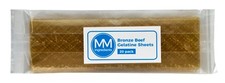 20 Bronze Beef Leaf gelatine sheets  Beef sheet gelatine or Gelatine leaves