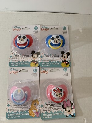 Disney Baby: Minnie Mouse/Mickey Mouse/Princess Pacifier Set of