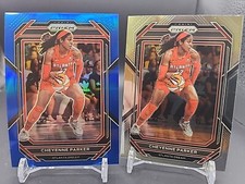 Cheyenne Parker - 2023 Prizm WNBA - Blue Prizm #/175 And Base - Atlanta Dream