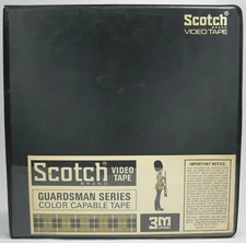 Scotch Brand Vintage Guardsman Series Color Capable Video Tape New Unused
