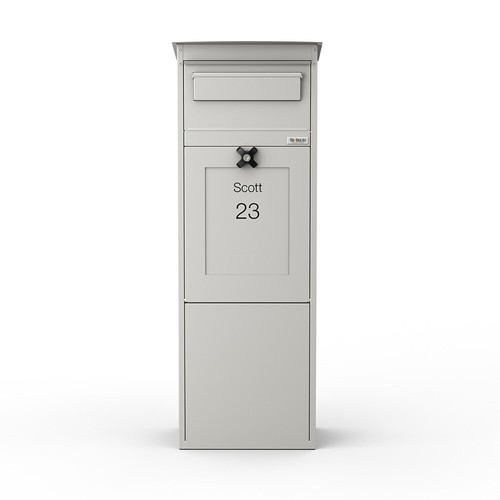 Outdoor Parcel Box Free Standing Lockable Karl - Picture 9 of 28